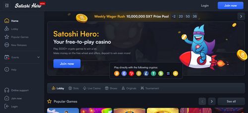 satoshi hero crypto faucet