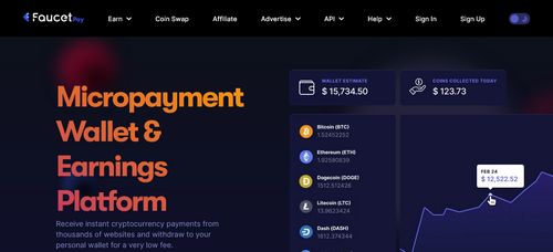 faucetpay micropayment wallet crypto earnings platform